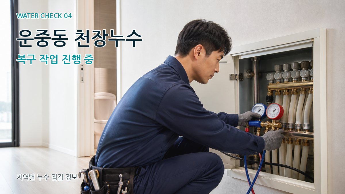 운중동 누수탐지 누수탐지 이미지