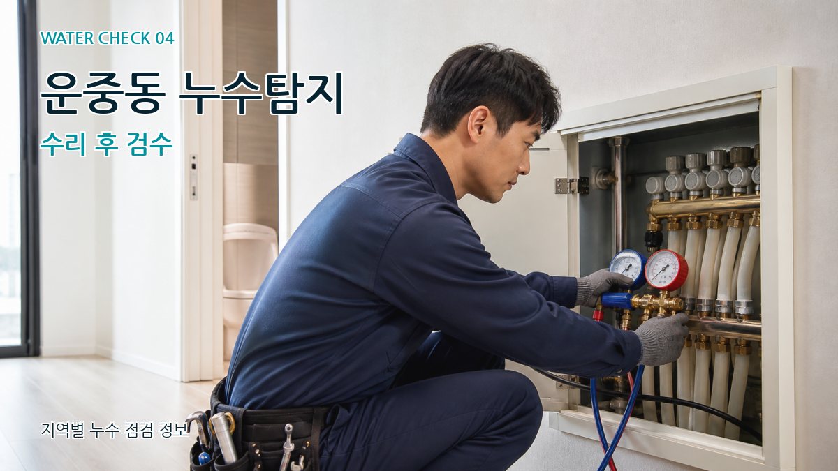 운중동 누수탐지 누수탐지 이미지