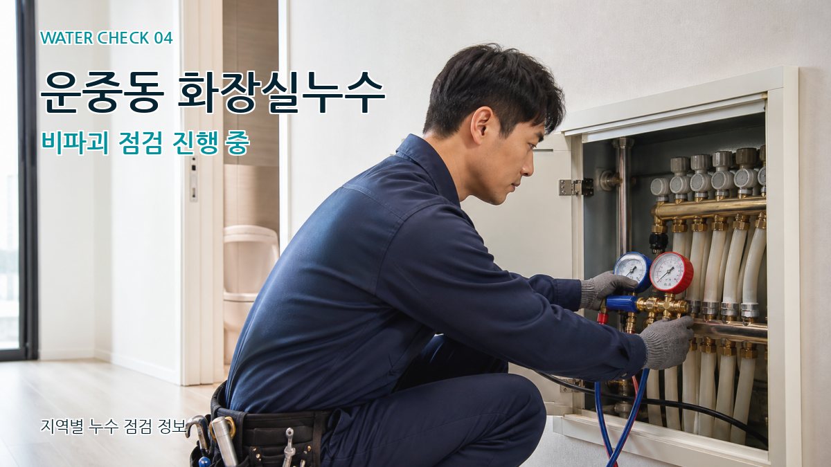 운중동 누수탐지 누수탐지 이미지