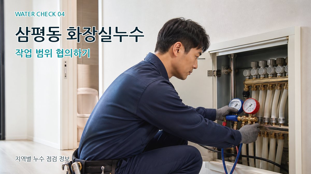 삼평동 누수탐지 누수탐지 이미지