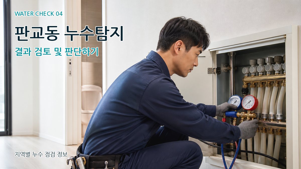 판교동 누수탐지 누수탐지 이미지
